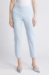 Theory Cropped Karottenhose Aus Einer Leinenmischung In Skylight
