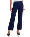 Theory Compact Crepe Flare Pants In Midnight