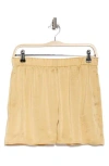 Theory Pull-on Satin Shorts In Sun