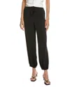 Theory Pull On Wide Jogger In Black
