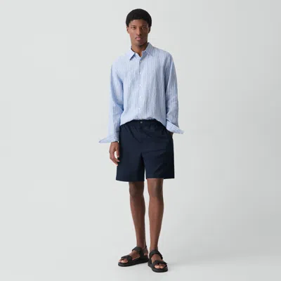 THEORY PULL-ON SHORT IN MOONSOFT COTTON