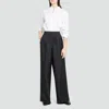 Theory Pull-on Track Pant In Mod Silk Twill In Black