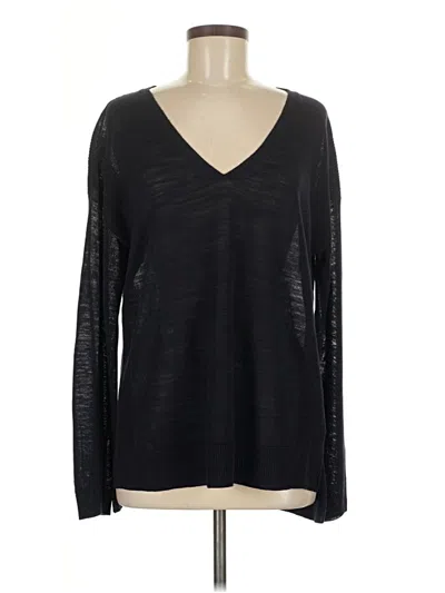 Pre-owned Theory Pullover Sweater In Black