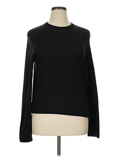 Pre-owned Theory Pullover Sweater In Black