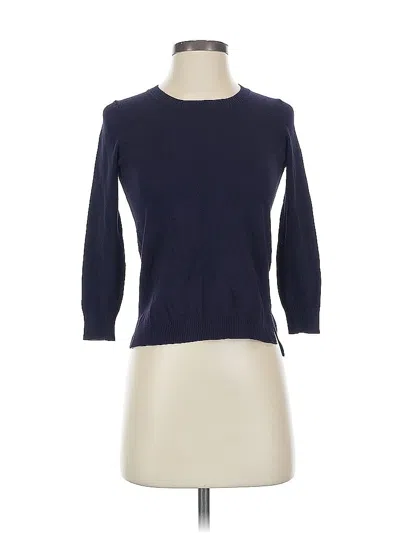 Pre-owned Theory Pullover Sweater In Blue