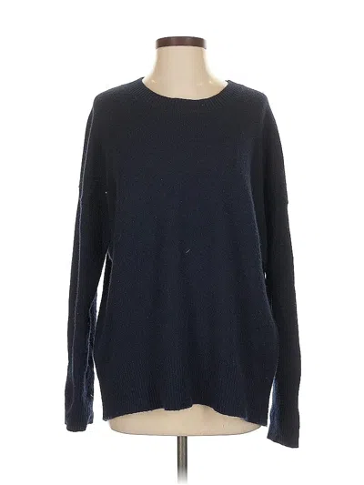 Pre-owned Theory Pullover Sweater In Blue