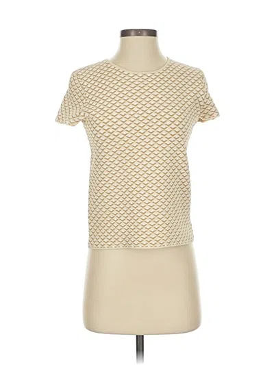 Pre-owned Theory Pullover Sweater In Brown