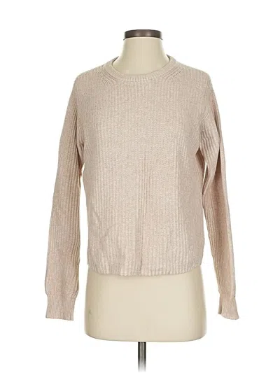 Pre-owned Theory Pullover Sweater In Brown