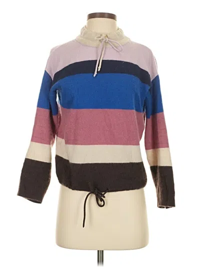 Pre-owned Theory Pullover Sweater In Brown