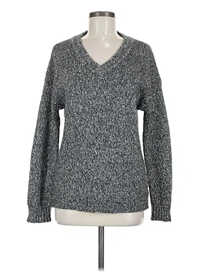 Pre-owned Theory Pullover Sweater In Gray