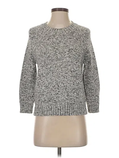 Pre-owned Theory Pullover Sweater In Gray