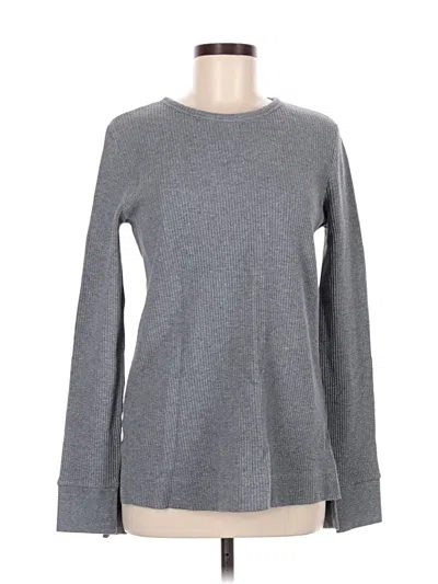 Pre-owned Theory Pullover Sweater In Gray