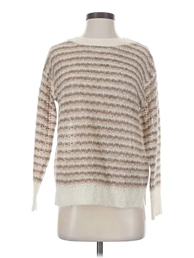 Pre-owned Theory Pullover Sweater In Ivory
