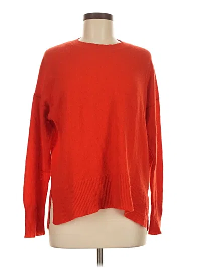 Pre-owned Theory Pullover Sweater In Red