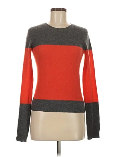 Pre-owned Theory Pullover Sweater In Red