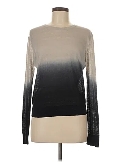 Pre-owned Theory Pullover Sweater In Silver
