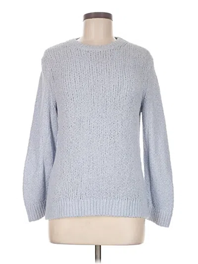 Pre-owned Theory Pullover Sweater In Silver