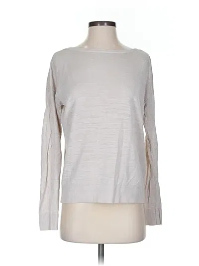 Pre-owned Theory Pullover Sweater In White