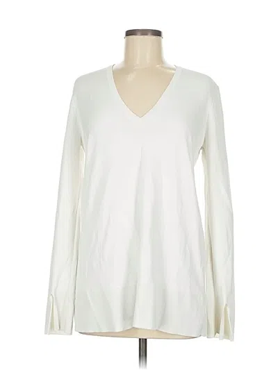 Pre-owned Theory Pullover Sweater In White