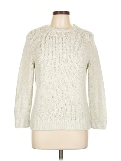 Pre-owned Theory Pullover Sweater In White