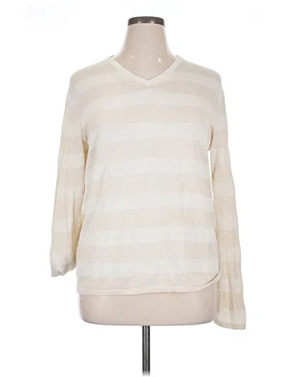 Pre-owned Theory Pullover Sweater In White