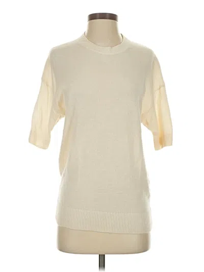 Pre-owned Theory Pullover Sweater In White