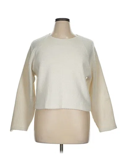 Pre-owned Theory Pullover Sweater In White