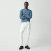 Theory Raffi Jeans In Stretch Denim In White