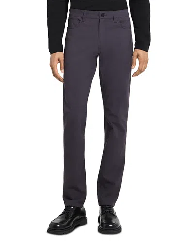 Theory Raffi Slim Fit Pants In Neoteric Twill In Purple