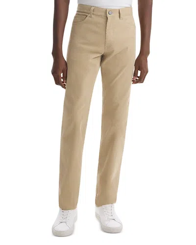 Theory Slim Fit Stretch Corduroy Pants In Khaki