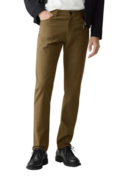 Theory Raffi Twill Pants In Brown