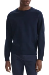 Theory Toby Thermal Wool Blend Sweater In Baltic