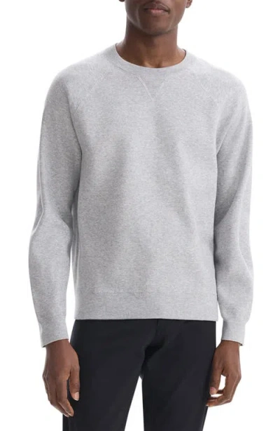Theory Raglan Sweatshirt In Silver Heather