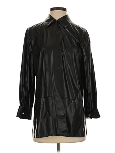 Pre-owned Theory Raincoat In Black