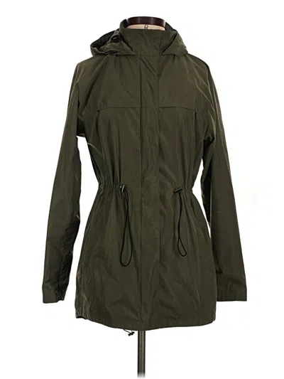 Pre-owned Theory Raincoat In Green