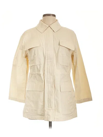 Pre-owned Theory Raincoat In Ivory