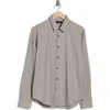Theory Rammy Button-up Shirt In Gray