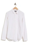 Theory Rammy Poplin Button-up Shirt In White