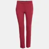 Theory Admiral Crepe Treeca Pull-on Pant In Red