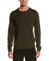 Theory Crewneck Sweater In Regal Wool In Green