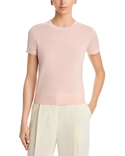 Theory Regal Basic Tee In Pink