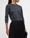 Theory Regal Merino Wool Cropped Cardigan In Nwpstlmel