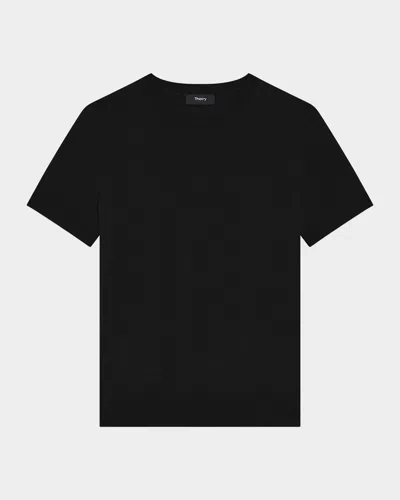 THEORY REGAL MERINO WOOL SHORT-SLEEVE CREW T-SHIRT