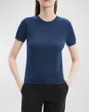Theory Tiny Tee In Organic Cotton In Ash Blue