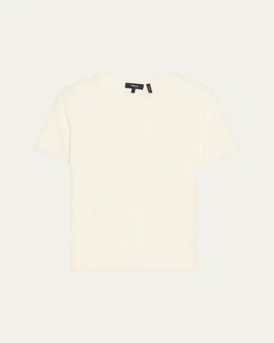 THEORY REGAL MERINO WOOL SHORT-SLEEVE CREW T-SHIRT