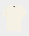 Theory Regal Merino Wool Short-sleeve Crew T-shirt In Neutral