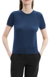 Theory Tiny Tee In Organic Cotton In Ash Blue