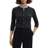 Theory Regal Merino Wool Cropped Cardigan