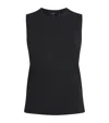 Theory Regal Wool Sweater Vest In Black