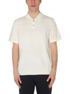 Theory Buttoned Polo Shirt In White